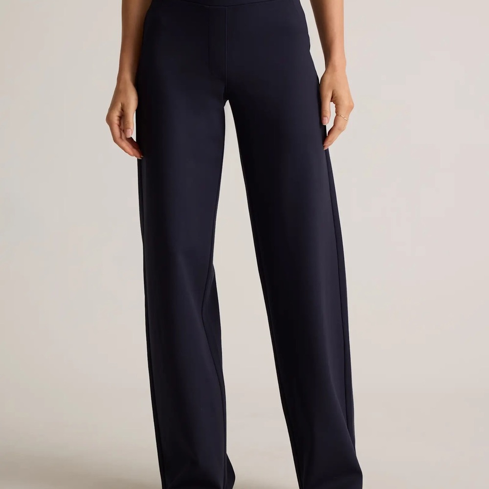 Quince Women's Wide Leg Pants - Navy